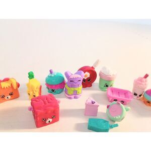 Vintage Shopkins Lot Season 1 2 Ultra Rare Glitter Rare Food Figures Kidcore Bun